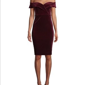 Bardot Bella Velvet Red Dress- with tags